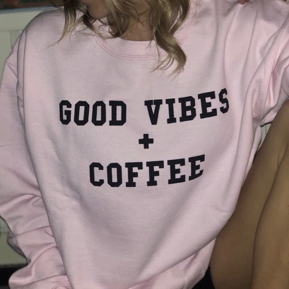Good Vibes & Coffee Sweatshirt - Picture 2 of 3